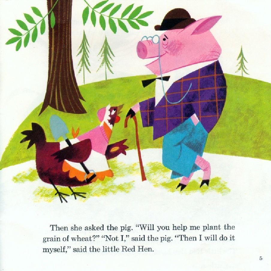 The Story of the Little Red Hen (07),绘本,绘本故事,绘本阅读,故事书,童书,图画书,课外阅读